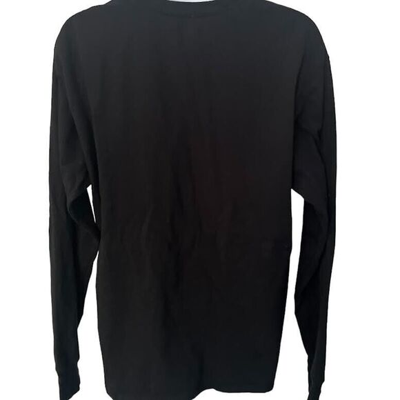 Champion Men's Long-Sleeve T-Shirt Colorful Trippy Glitch Script Logo Si… - Picture 7 of 13